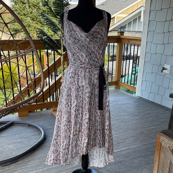 Cue | Python Cowl Neck Dress - Picture 3 of 9